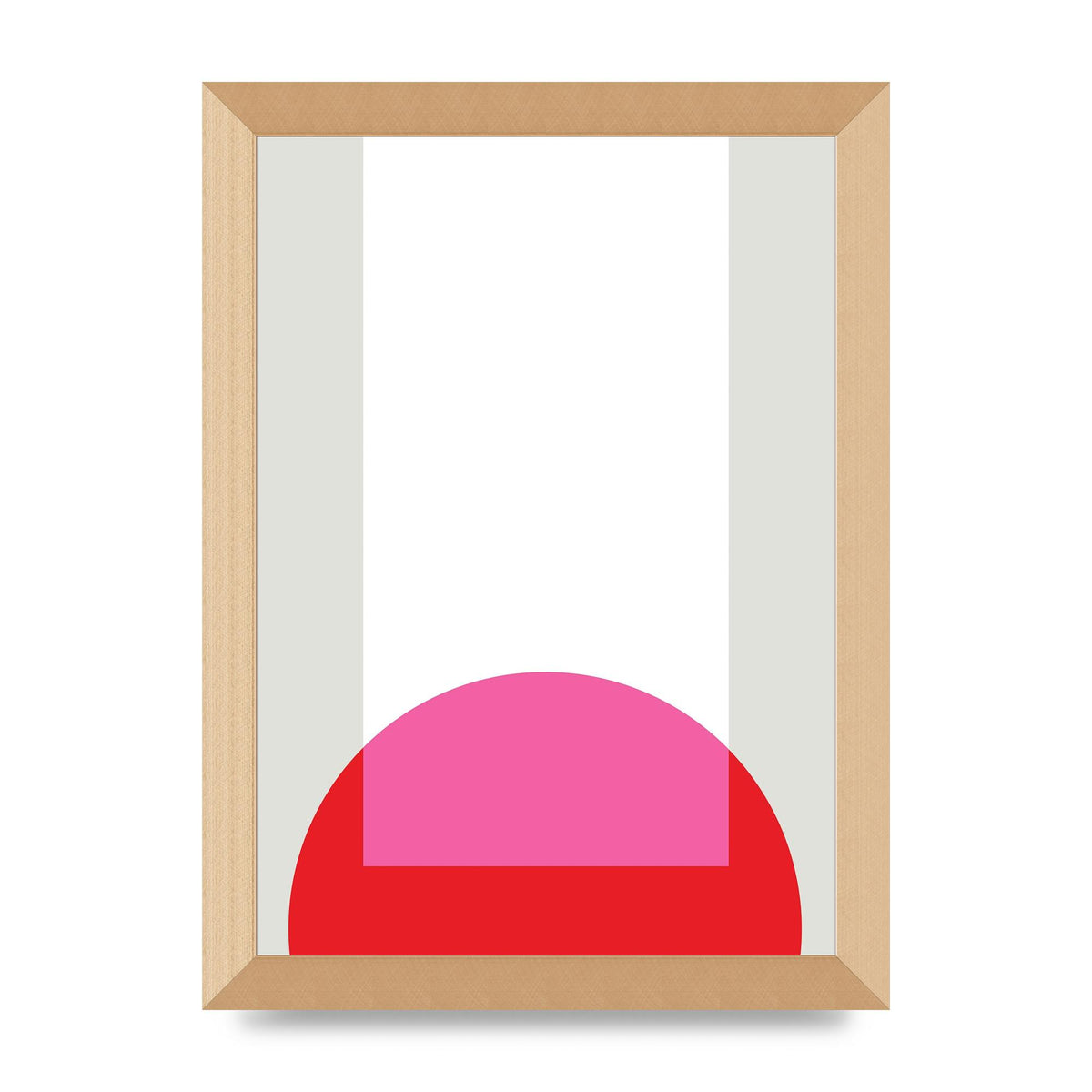 Abstract Rgb Shape Two Wall Art - A4 framed