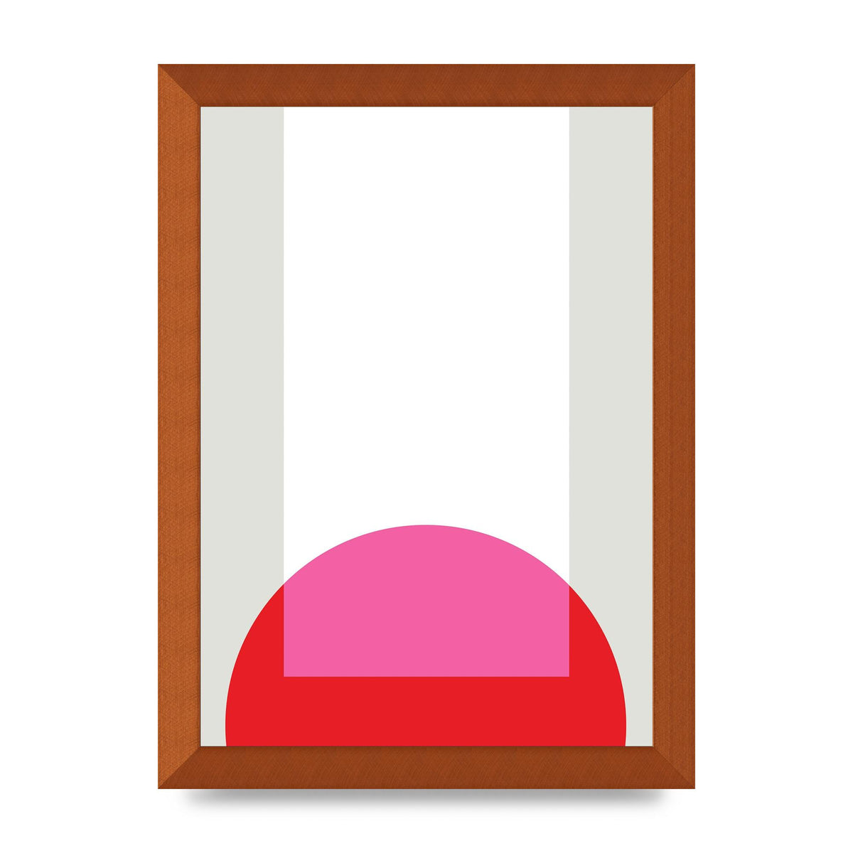 Abstract Rgb Shape Two Wall Art - A4 framed