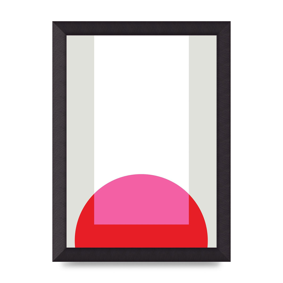 Abstract Rgb Shape Two Wall Art - A4 framed