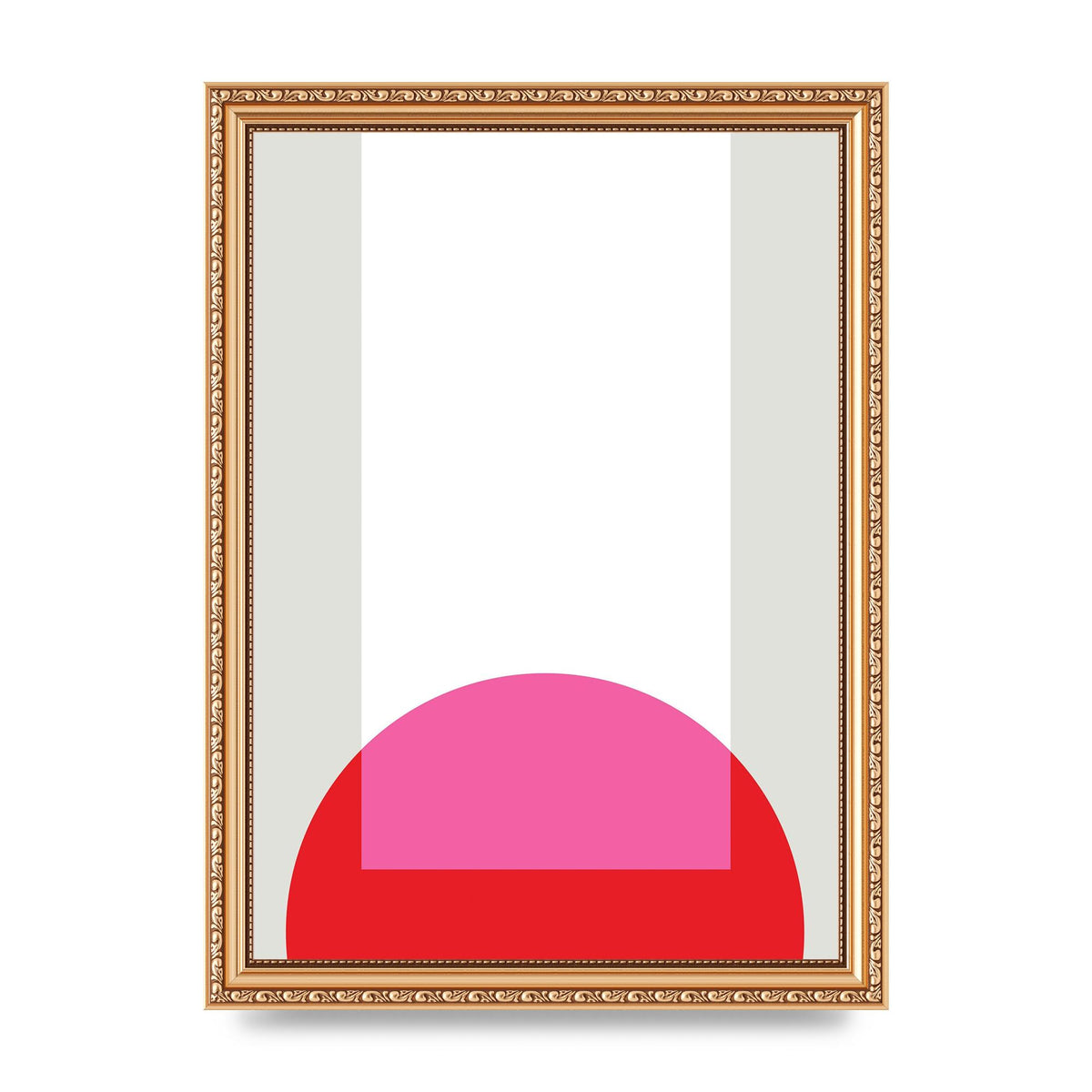 Abstract Rgb Shape Two Wall Art - A4 framed