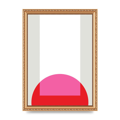 Abstract Rgb Shape Two Wall Art - A4 framed