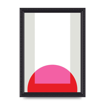 Abstract Rgb Shape Two Wall Art - A4 framed