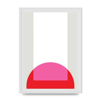 Abstract Rgb Shape Two Wall Art - A4 framed
