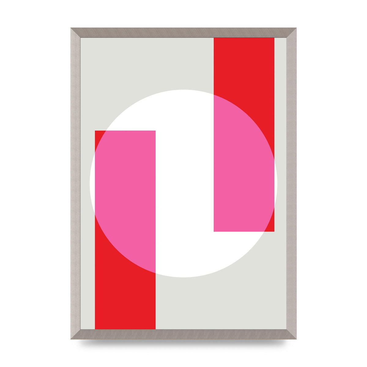 Abstract Rgb Shape Three Art For The Home - A2 framed