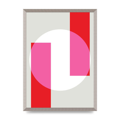 Abstract Rgb Shape Three Art For The Home - A2 framed