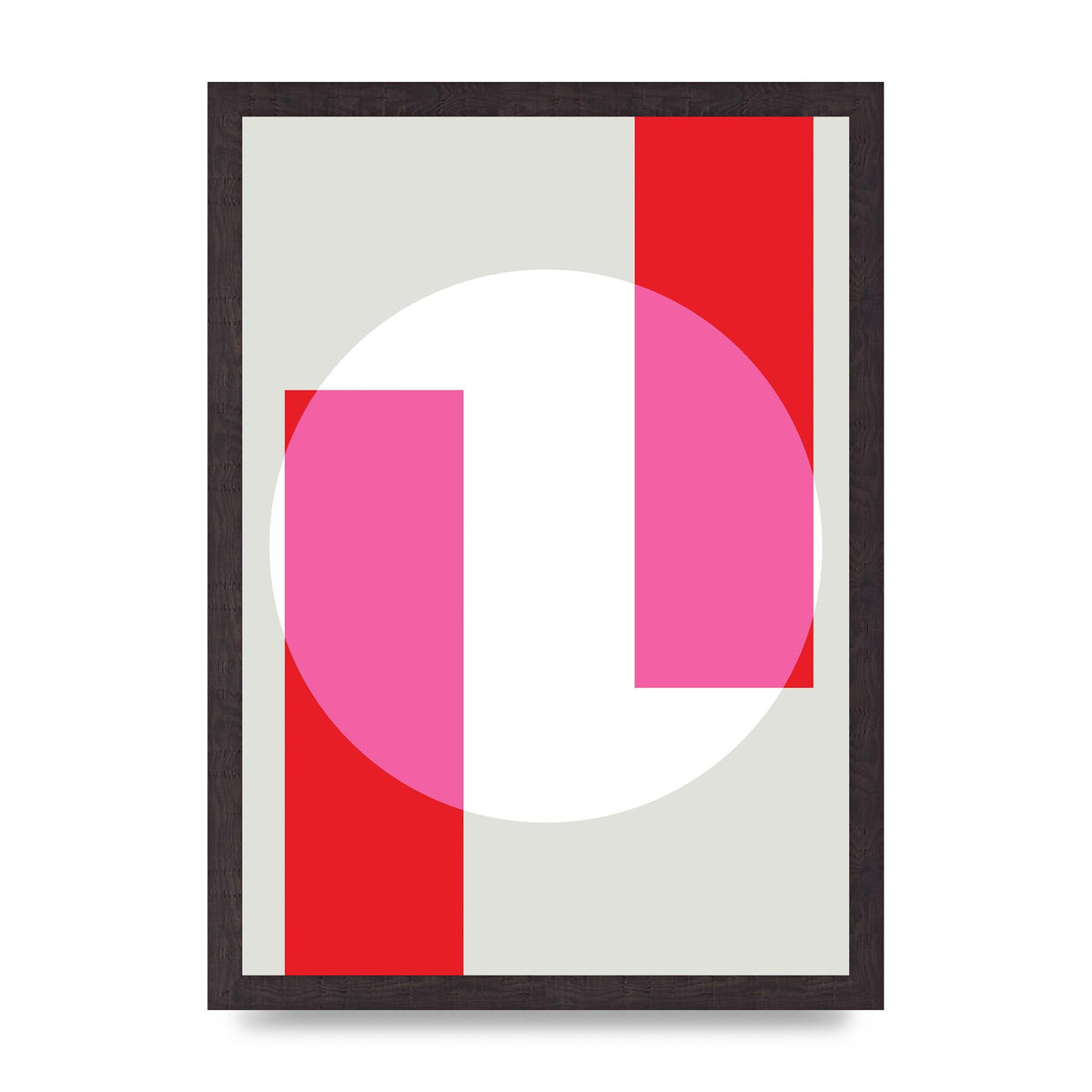 Abstract Rgb Shape Three Art For The Home - A3 framed