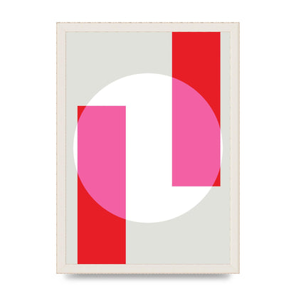 Abstract Rgb Shape Three Art For The Home - A3 framed