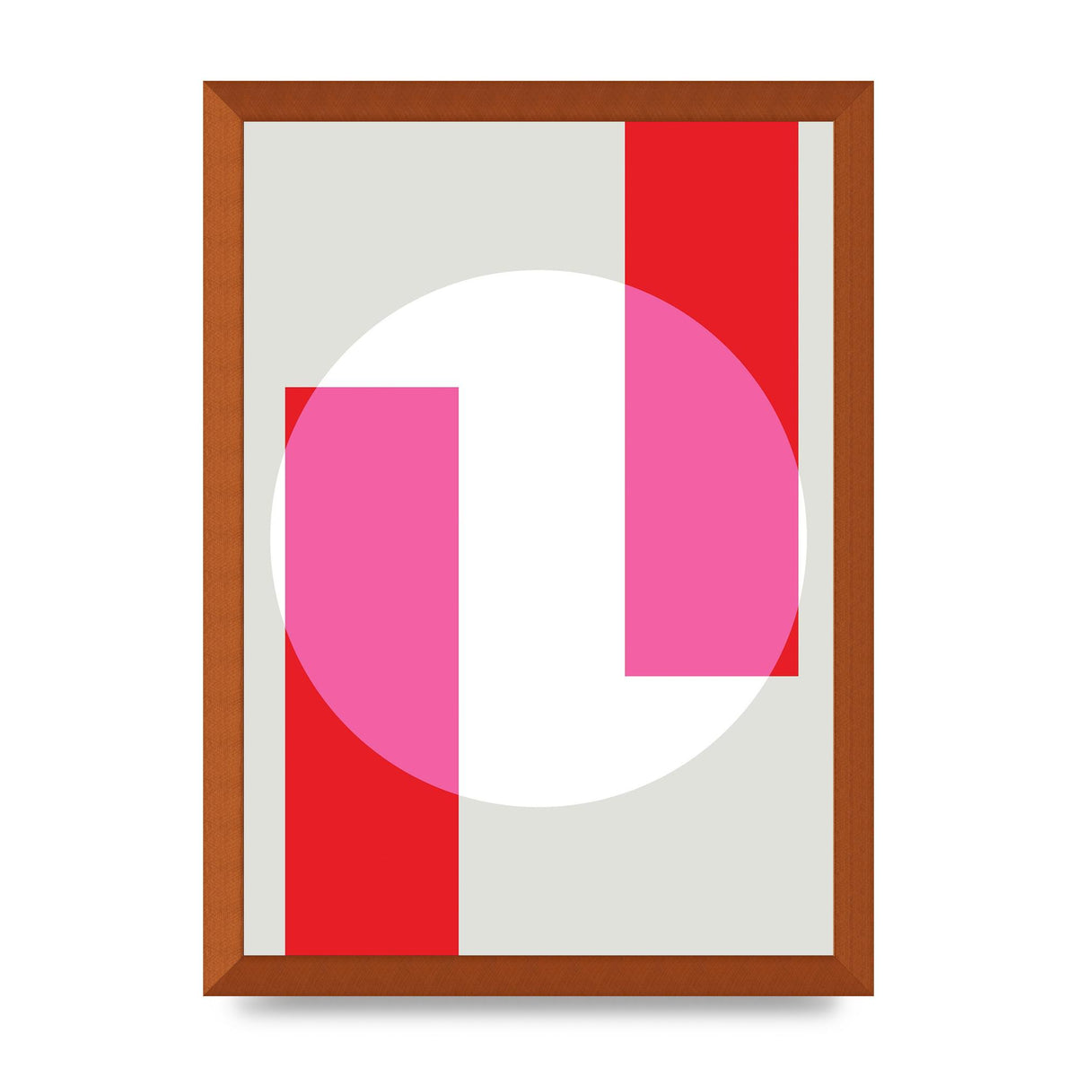 Abstract Rgb Shape Three Art For The Home - A3 framed