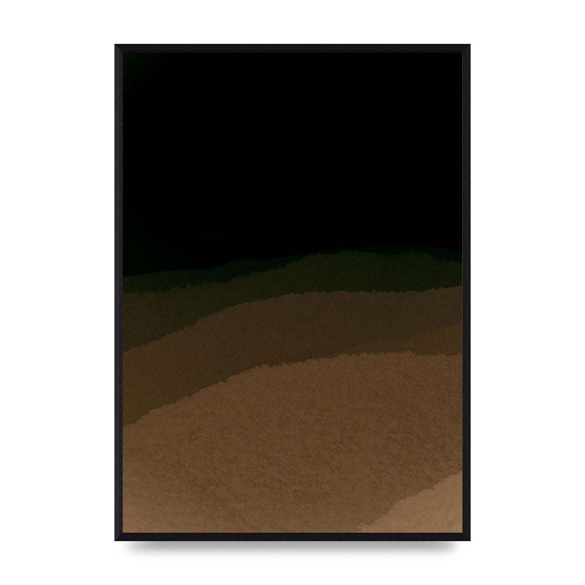 Experimental Layered Wall Art - A2 framed
