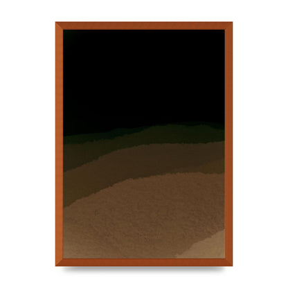 Experimental Layered Wall Art - A2 framed