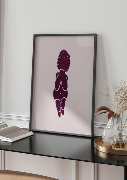 Abstract Painted Figure Wall Art - living room 4