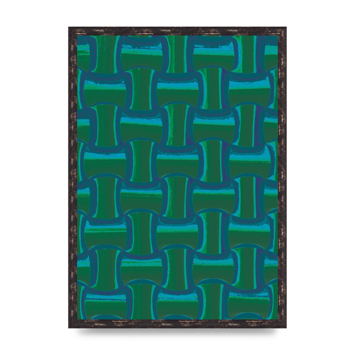 Psychedellic Trippy Pattern Art For The Home - A2 framed