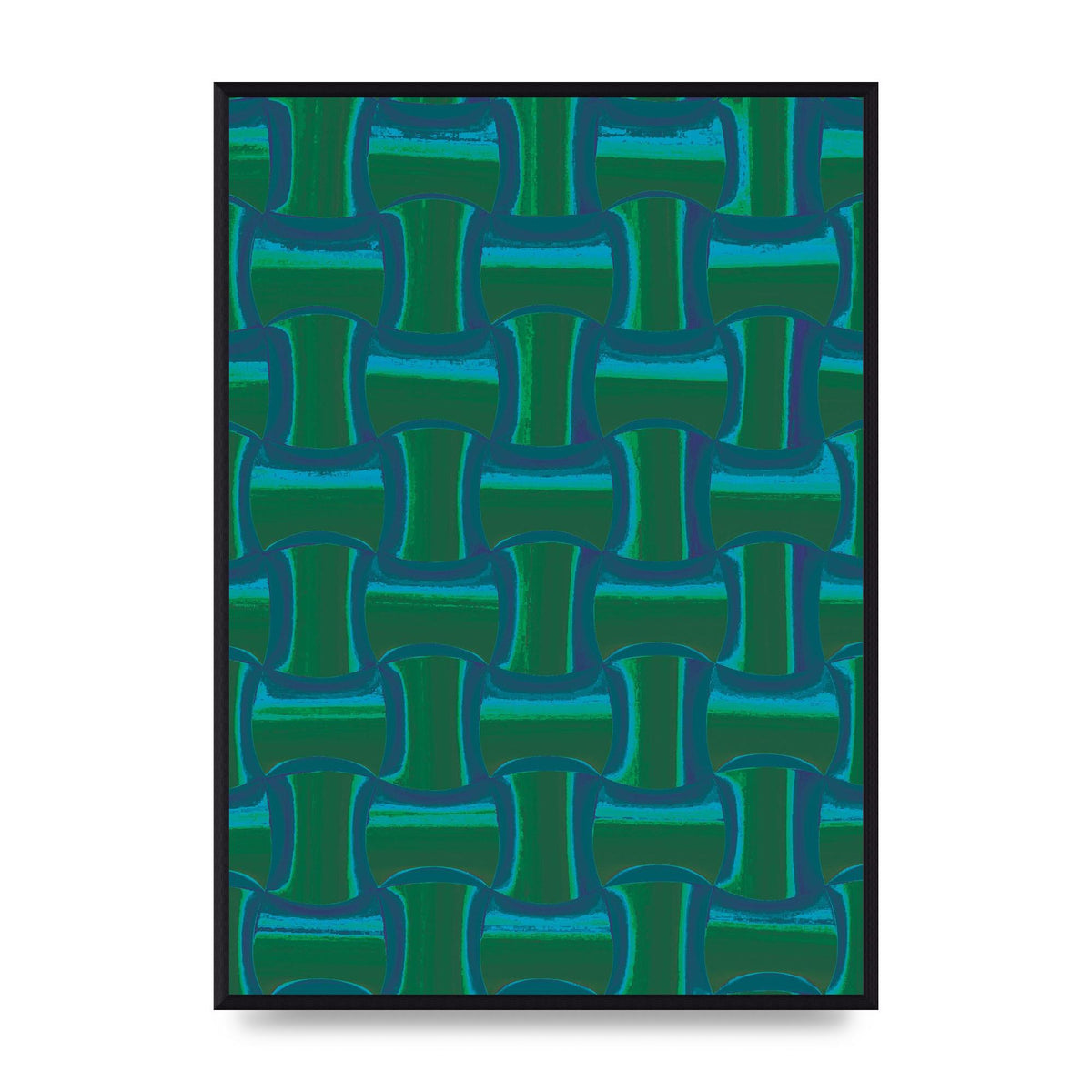 Psychedellic Trippy Pattern Art For The Home - A2 framed