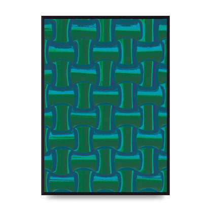 Psychedellic Trippy Pattern Art For The Home - A2 framed
