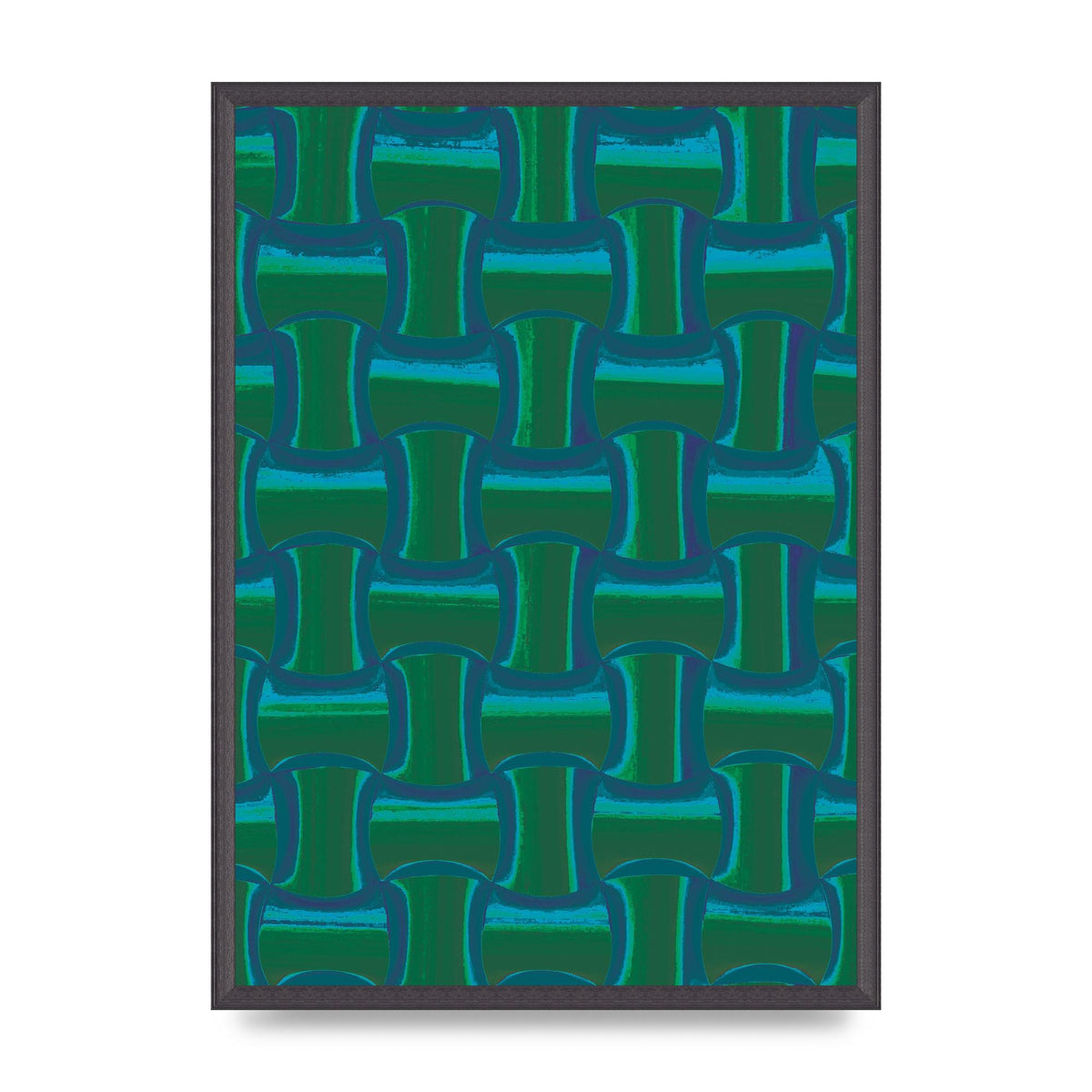 Psychedellic Trippy Pattern Art For The Home - A2 framed