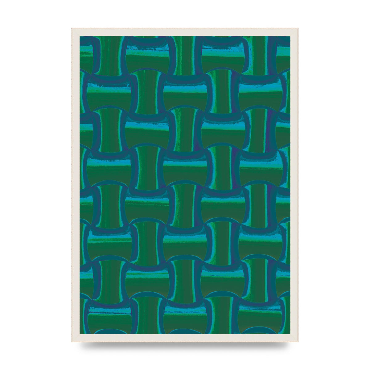 Psychedellic Trippy Pattern Art For The Home - A2 framed