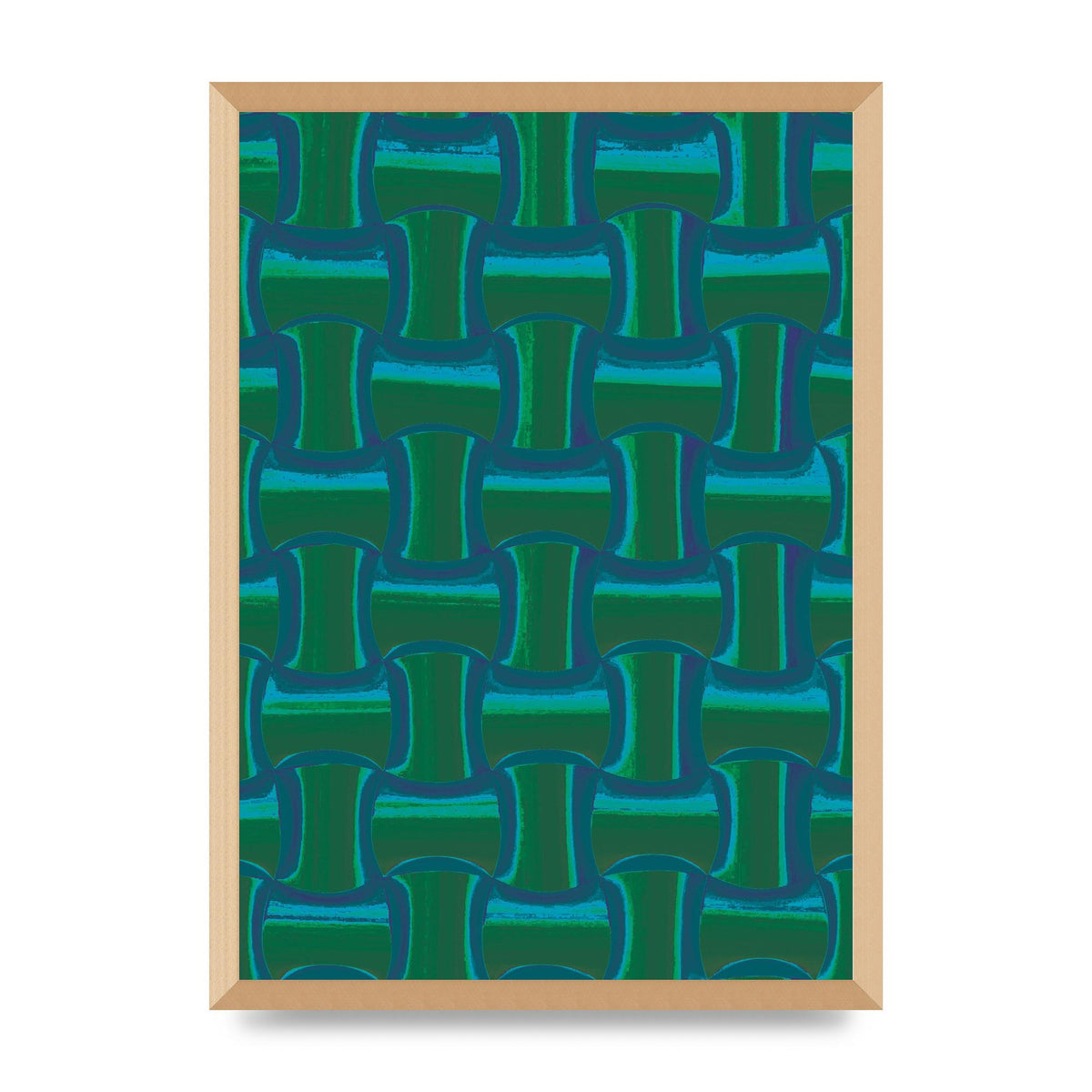 Psychedellic Trippy Pattern Art For The Home - A2 framed