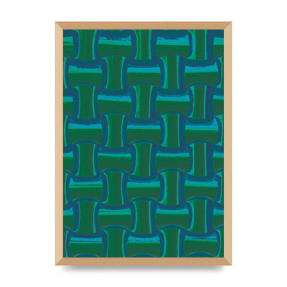 Psychedellic Trippy Pattern Art For The Home - A2 framed