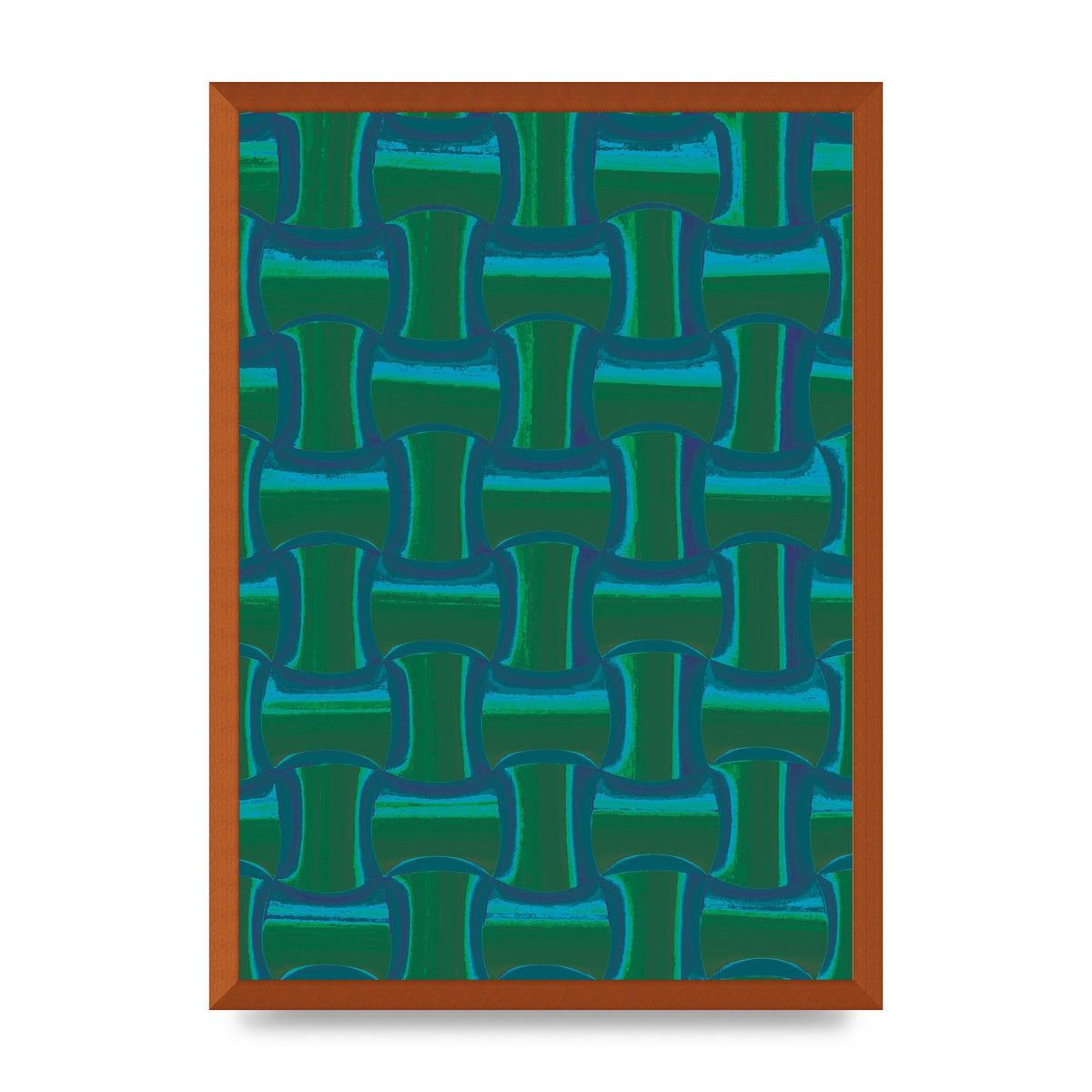 Psychedellic Trippy Pattern Art For The Home - A2 framed