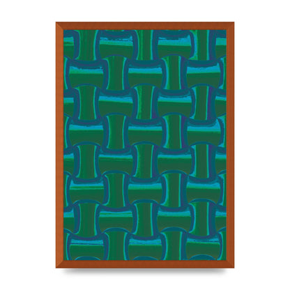 Psychedellic Trippy Pattern Art For The Home - A2 framed