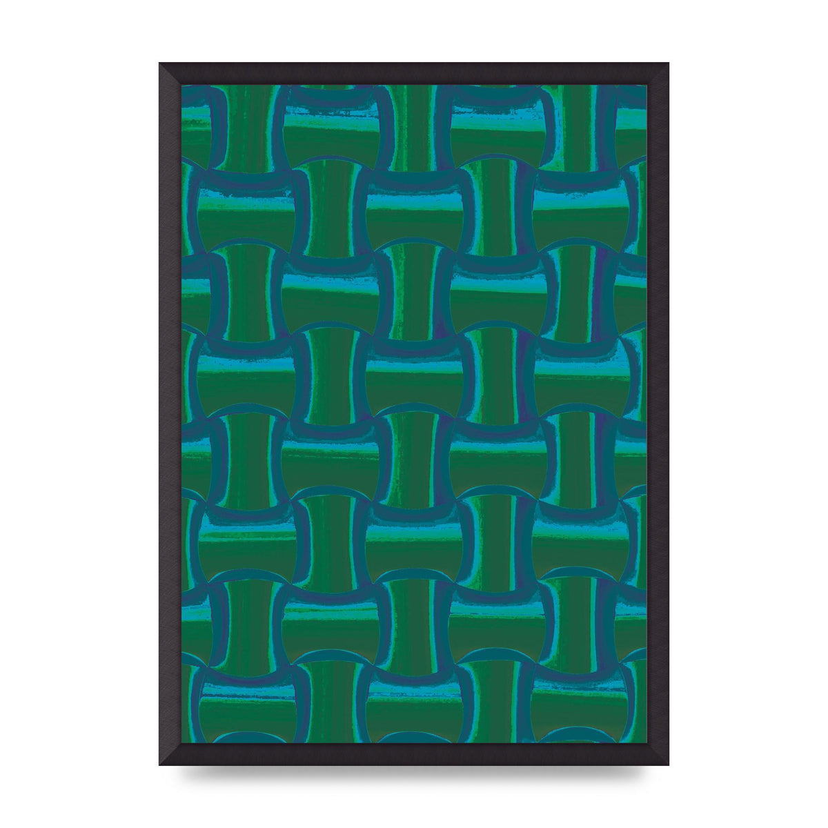 Psychedellic Trippy Pattern Art For The Home - A2 framed