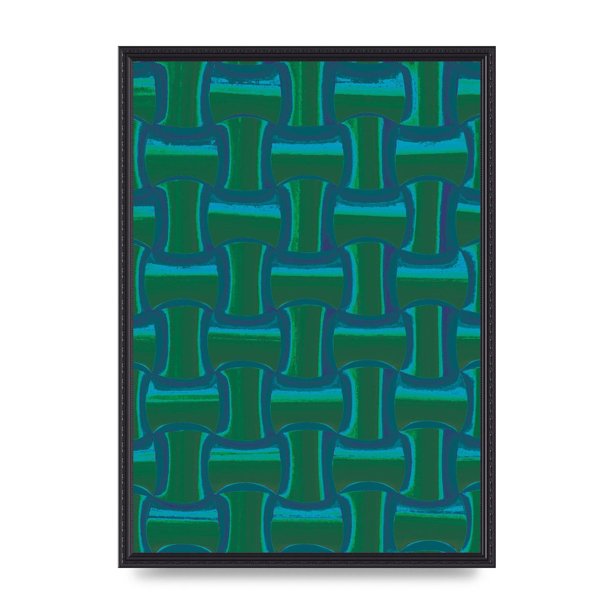 Psychedellic Trippy Pattern Art For The Home - A2 framed