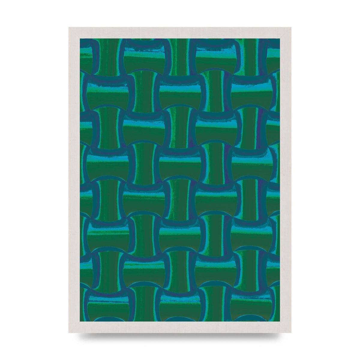 Psychedellic Trippy Pattern Art For The Home - A3 framed