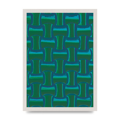 Psychedellic Trippy Pattern Art For The Home - A3 framed