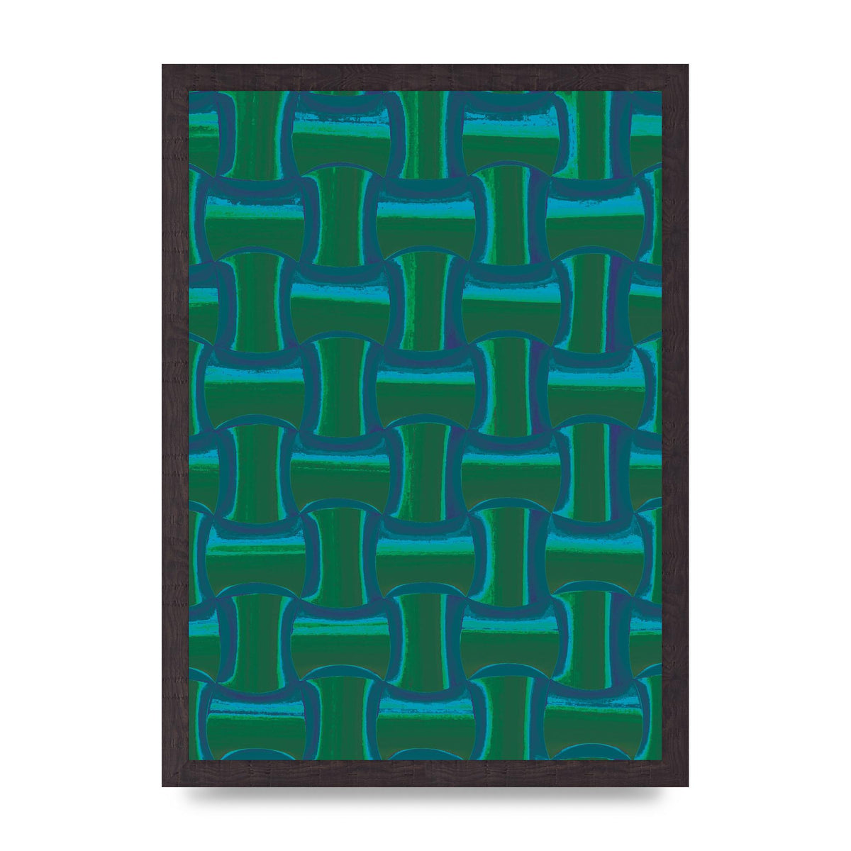 Psychedellic Trippy Pattern Art For The Home - A3 framed