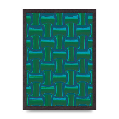 Psychedellic Trippy Pattern Art For The Home - A3 framed