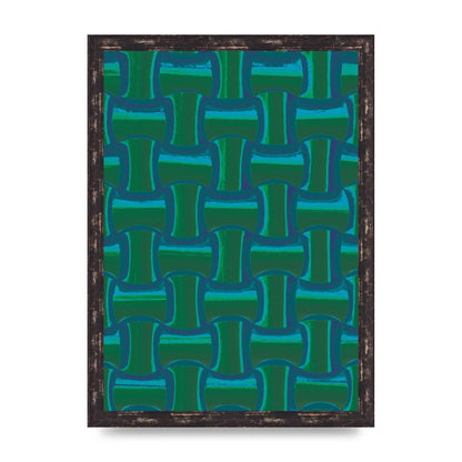 Psychedellic Trippy Pattern Art For The Home - A3 framed