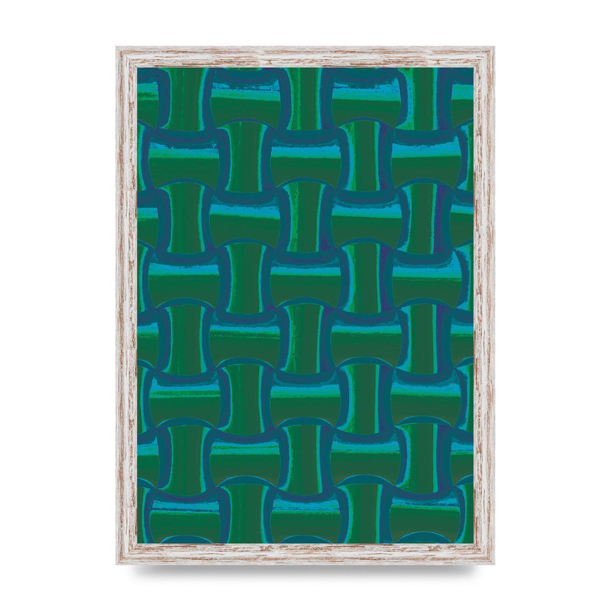 Psychedellic Trippy Pattern Art For The Home - A3 framed