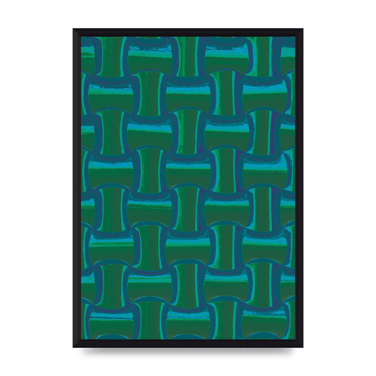 Psychedellic Trippy Pattern Art For The Home - A3 framed