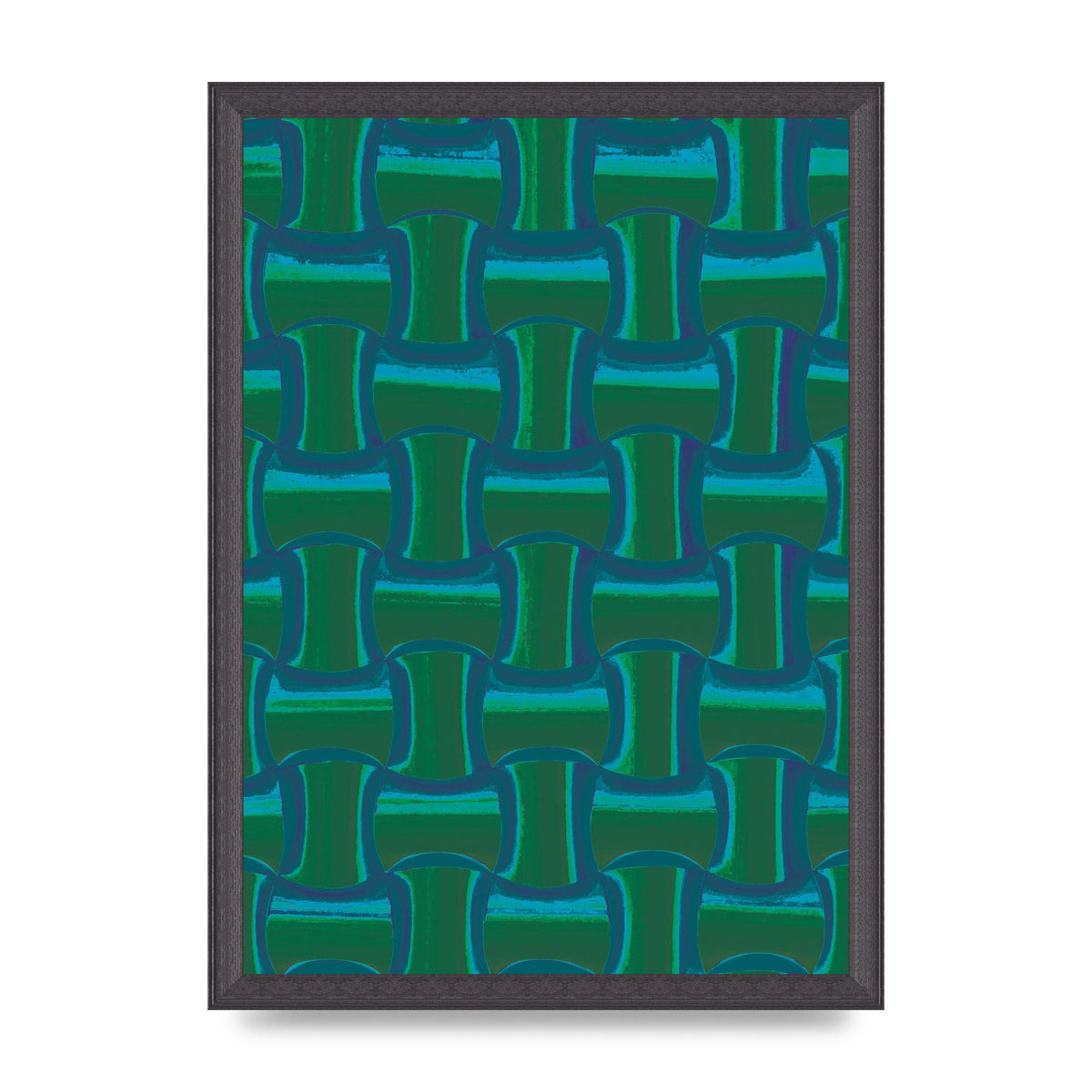 Psychedellic Trippy Pattern Art For The Home - A3 framed