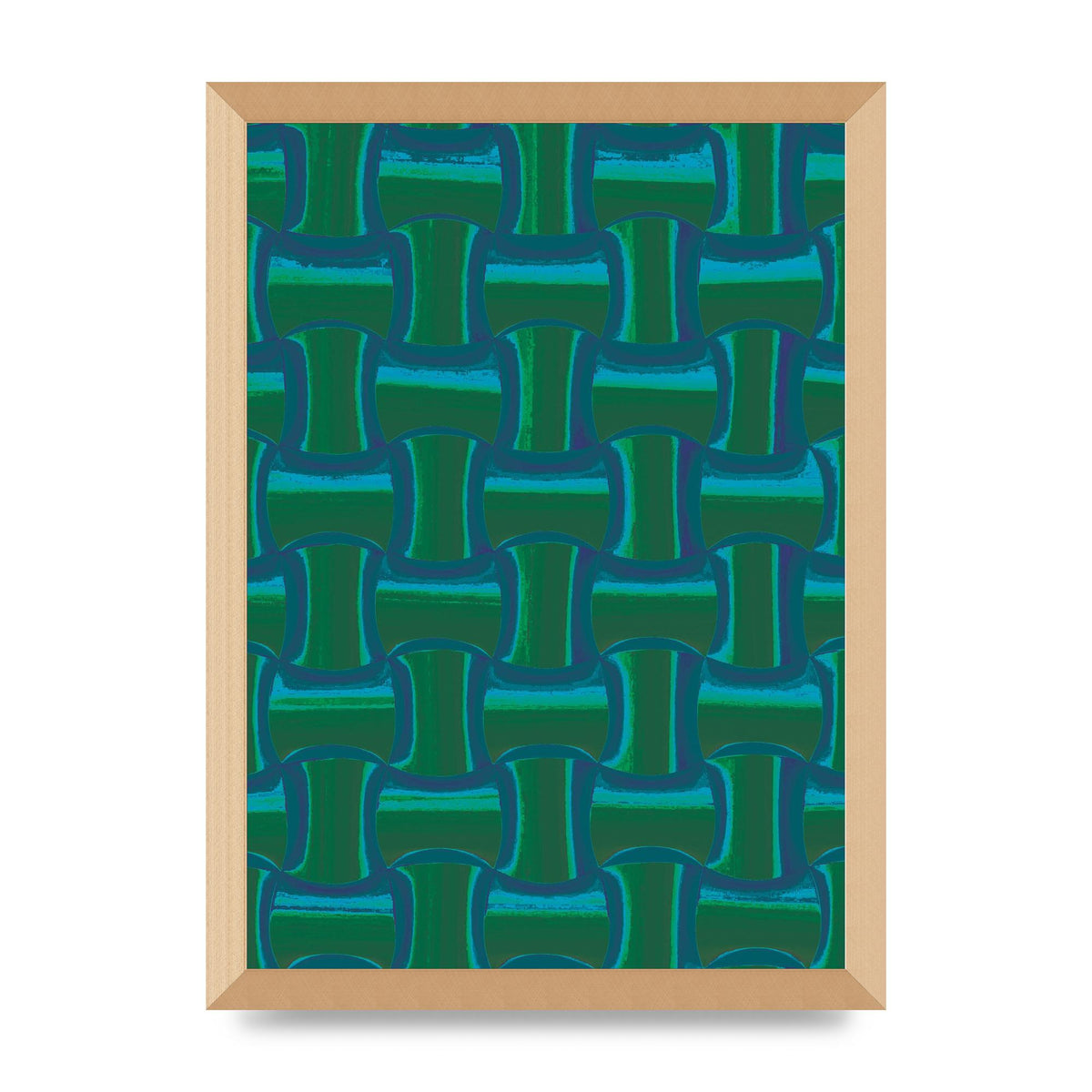 Psychedellic Trippy Pattern Art For The Home - A3 framed
