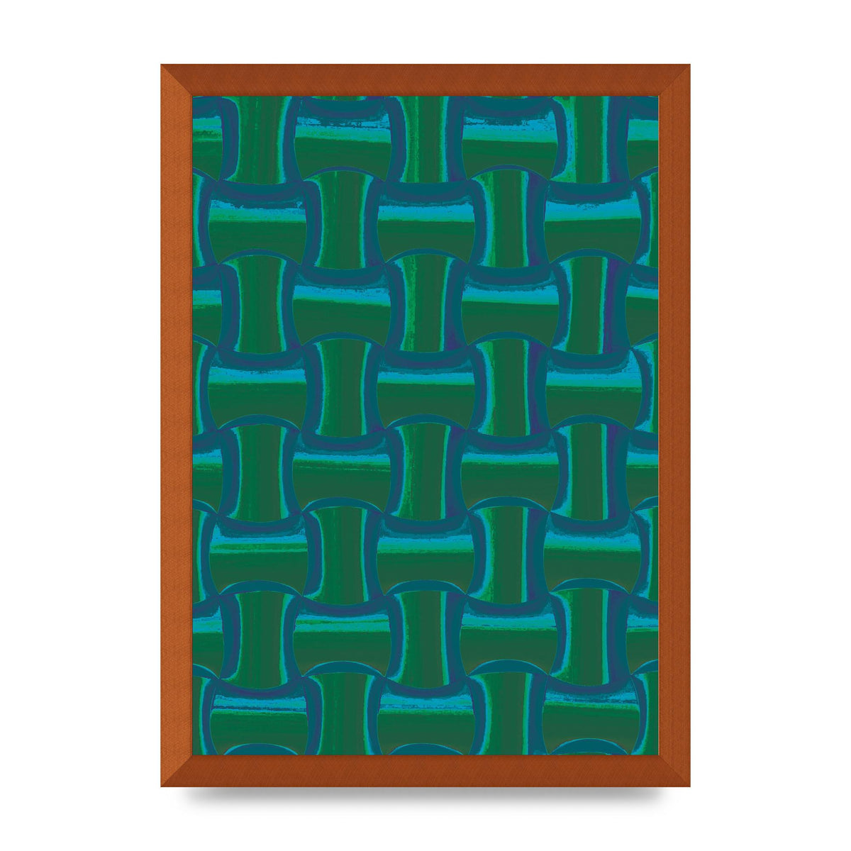 Psychedellic Trippy Pattern Art For The Home - A3 framed