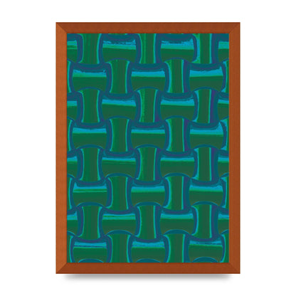 Psychedellic Trippy Pattern Art For The Home - A3 framed