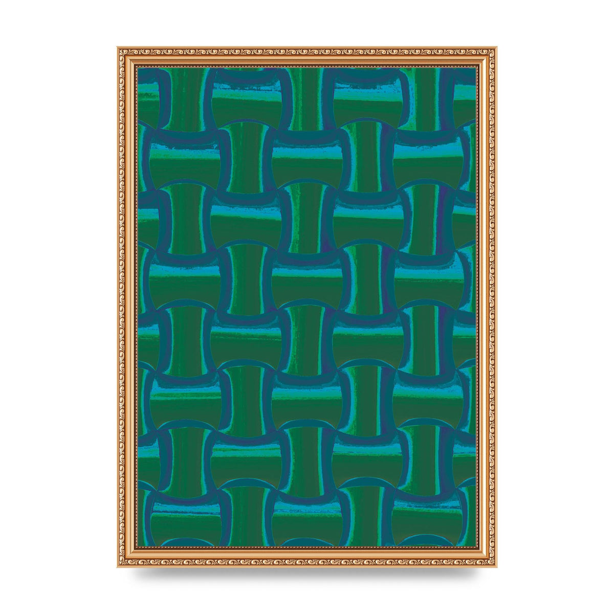 Psychedellic Trippy Pattern Art For The Home - A3 framed