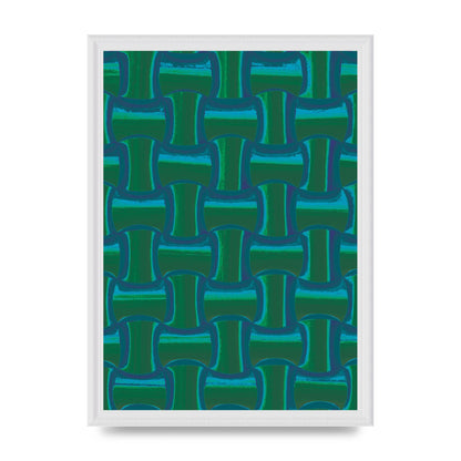 Psychedellic Trippy Pattern Art For The Home - A3 framed