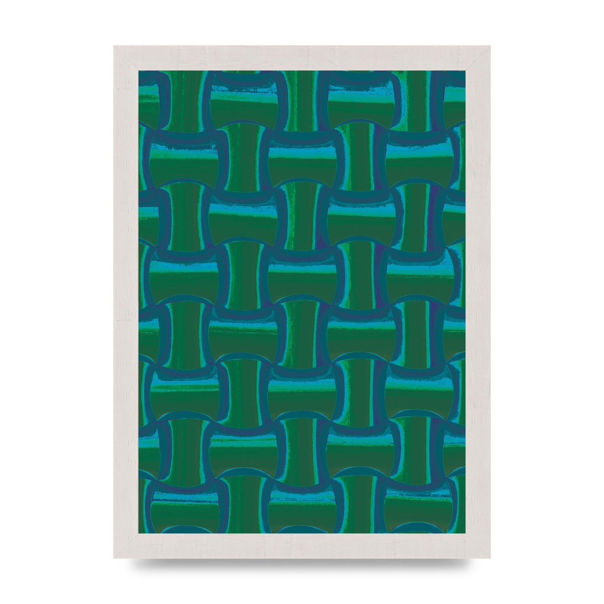Psychedellic Trippy Pattern Art For The Home - A4 framed