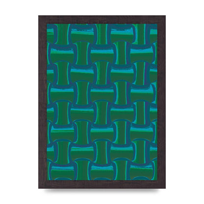 Psychedellic Trippy Pattern Art For The Home - A4 framed