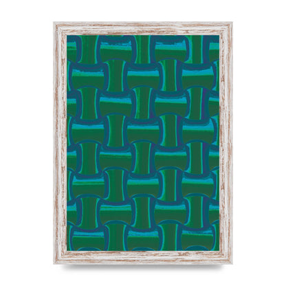 Psychedellic Trippy Pattern Art For The Home - A4 framed