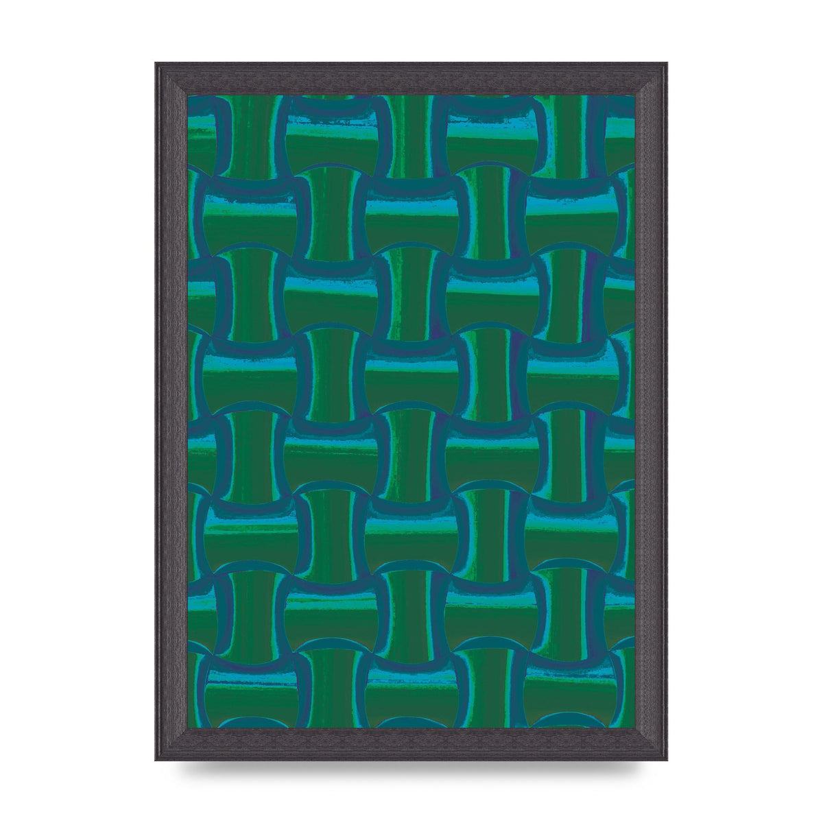 Psychedellic Trippy Pattern Art For The Home - A4 framed