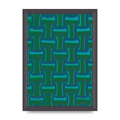 Psychedellic Trippy Pattern Art For The Home - A4 framed