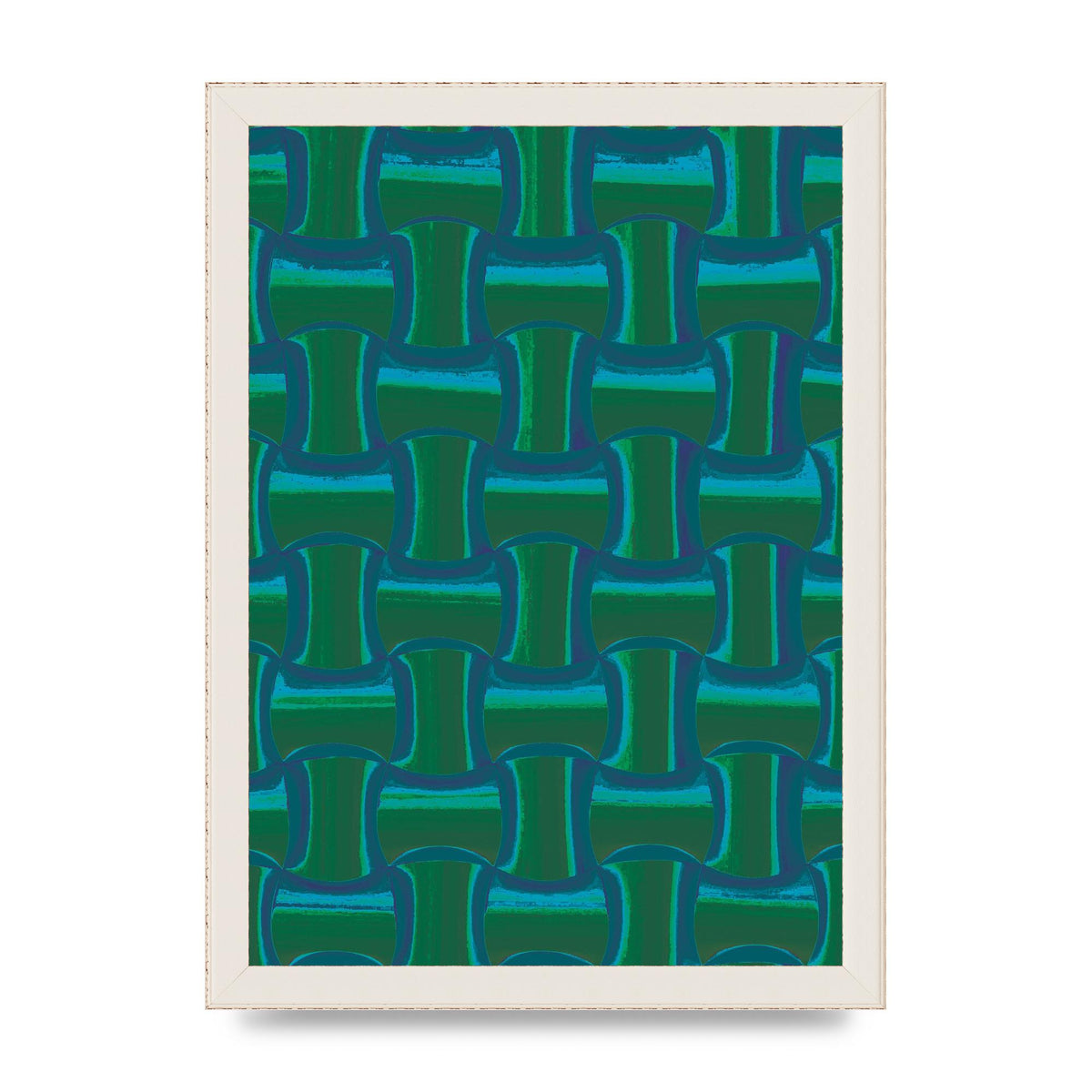 Psychedellic Trippy Pattern Art For The Home - A4 framed