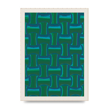 Psychedellic Trippy Pattern Art For The Home - A4 framed