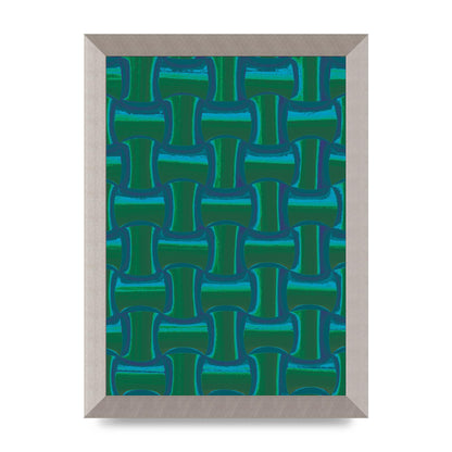 Psychedellic Trippy Pattern Art For The Home - A4 framed