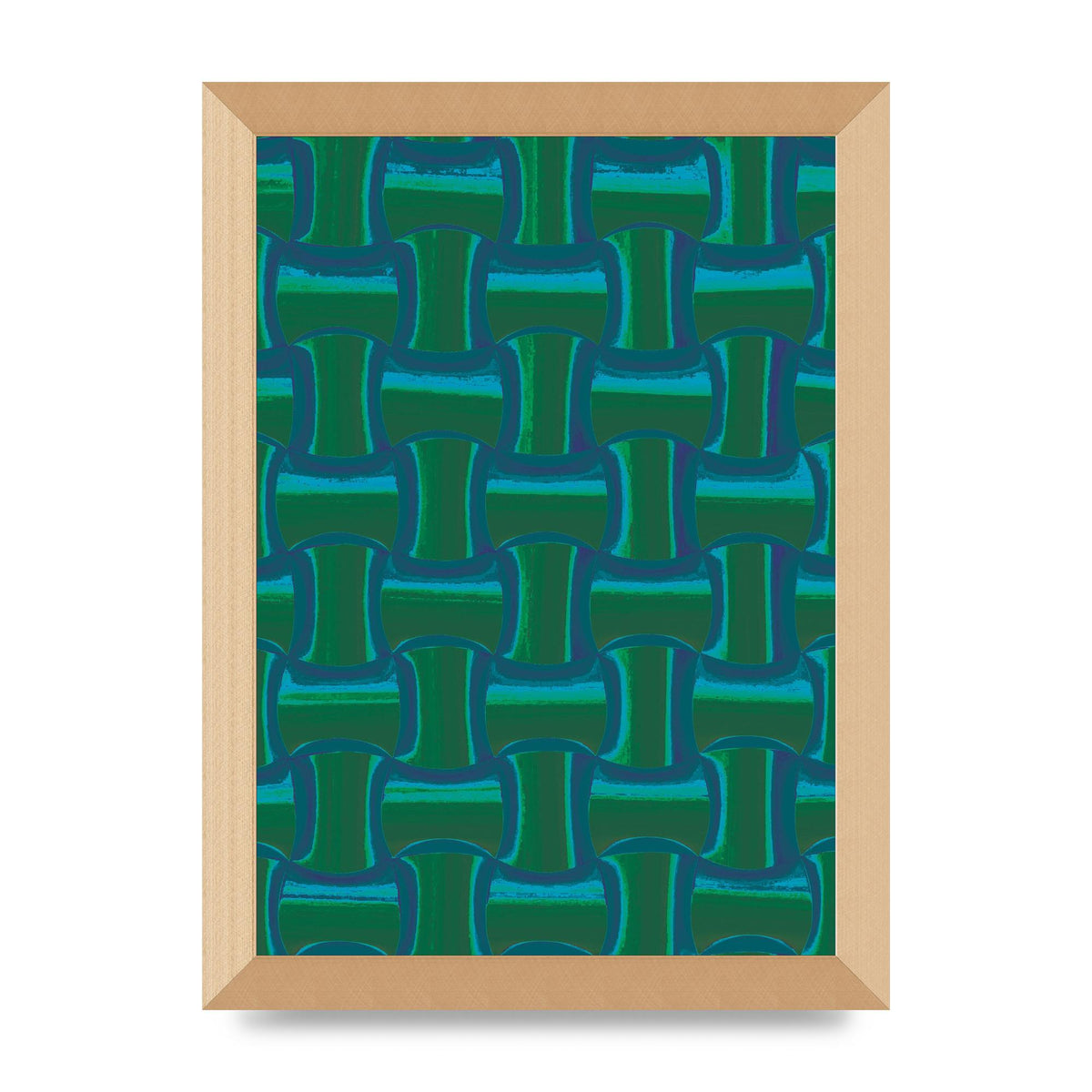Psychedellic Trippy Pattern Art For The Home - A4 framed