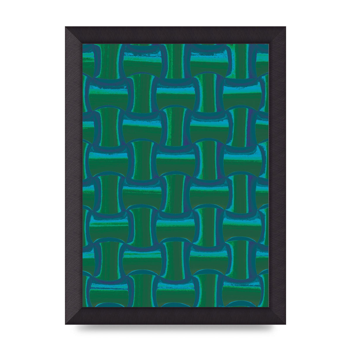 Psychedellic Trippy Pattern Art For The Home - A4 framed