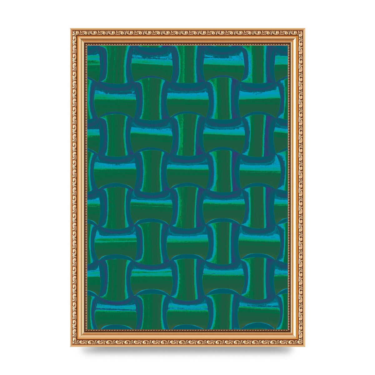Psychedellic Trippy Pattern Art For The Home - A4 framed